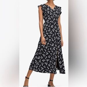 Kate Spade New York Nerissa Dandelion Floral Ruffle
Midi Dress - Size 8